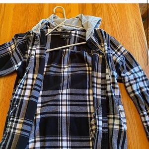 2 Pacsun Flannels with Hood